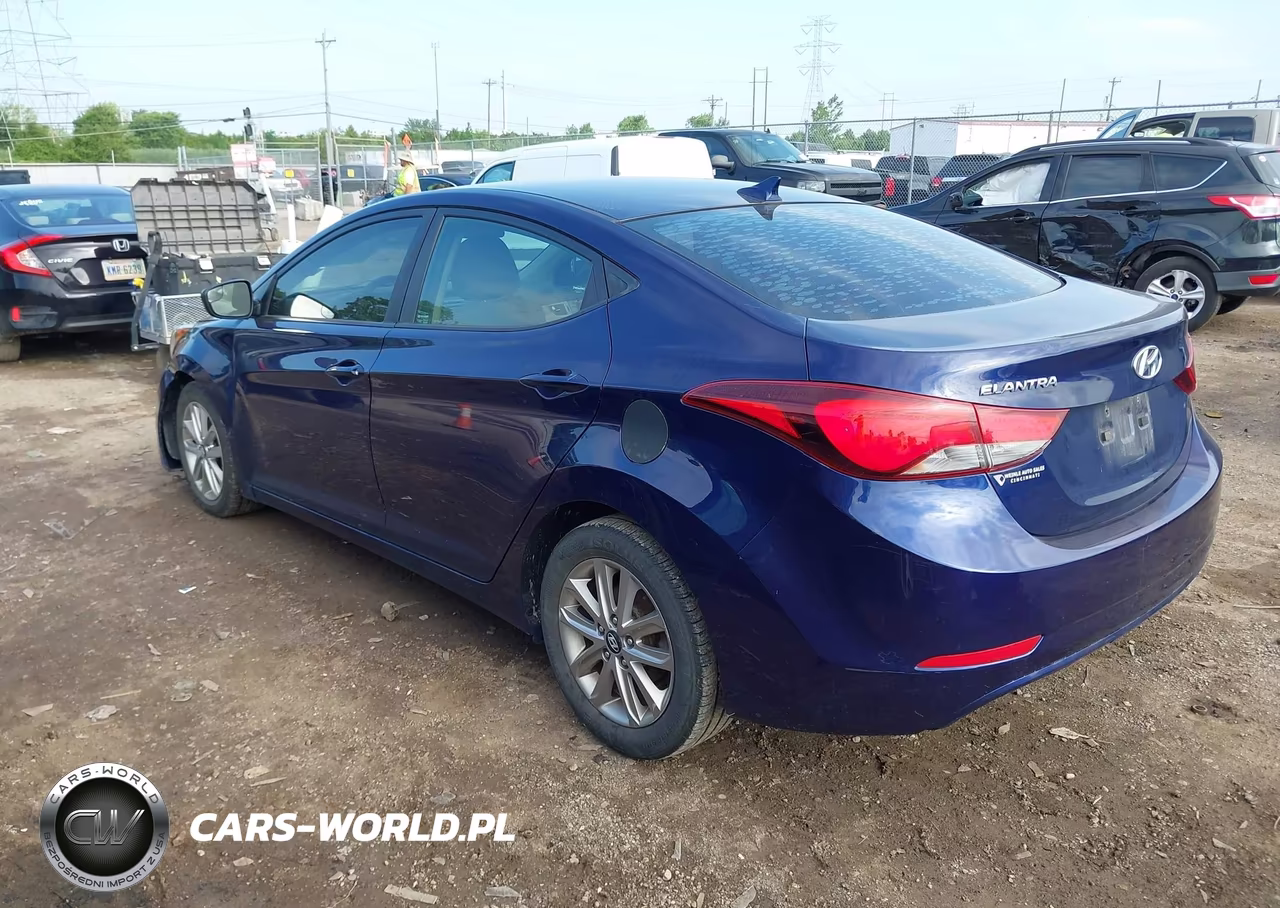 2014 Hyundai Elantra Se VIN:5NPDH4AE3EH460758 - 3