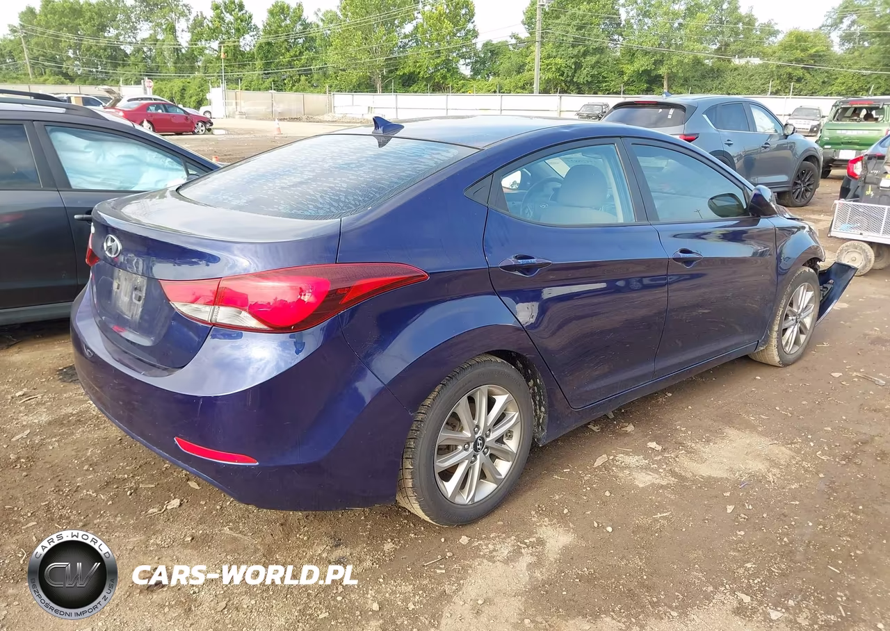 2014 Hyundai Elantra Se VIN:5NPDH4AE3EH460758 - 4