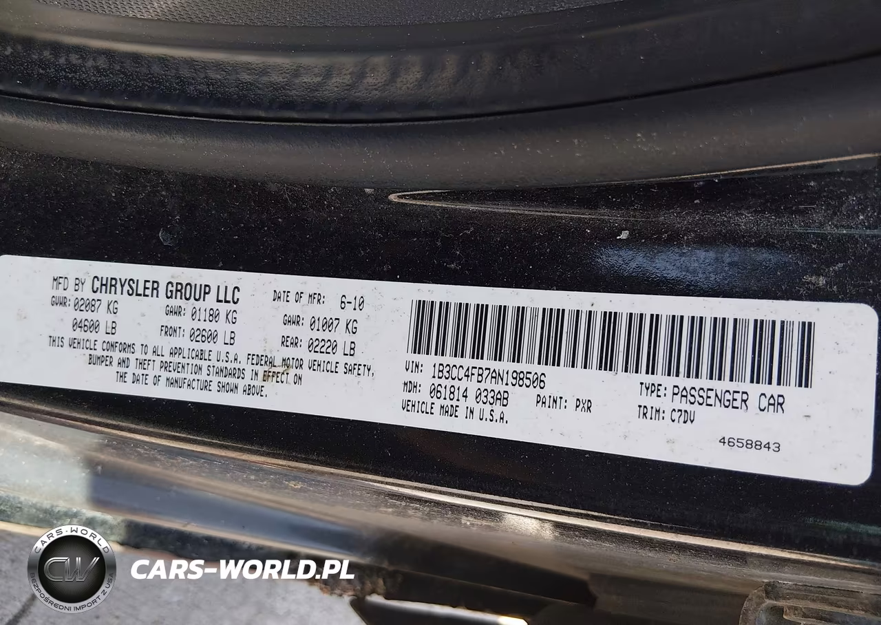 2010 Dodge Avenger Sxt VIN:1B3CC4FB7AN198506 - 8