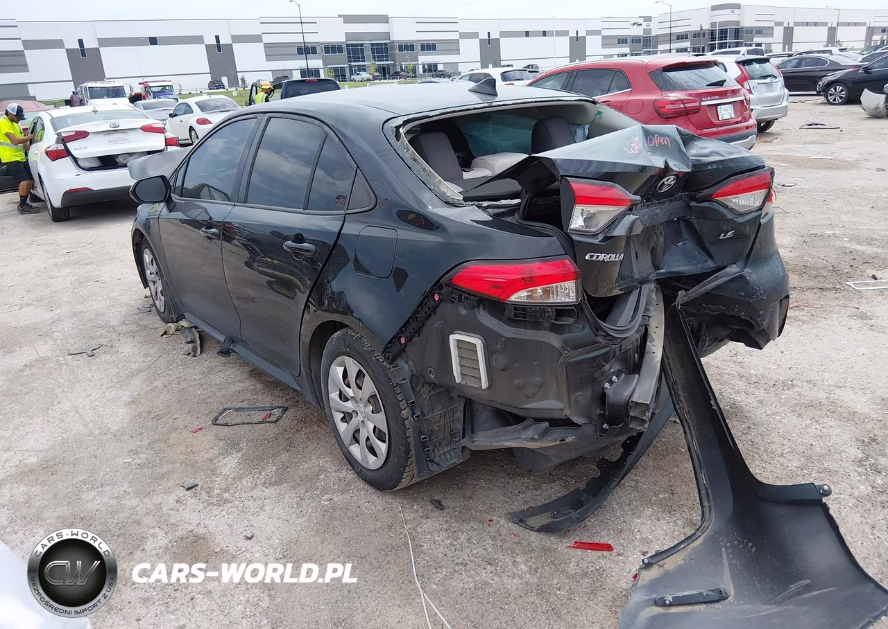 2022 Toyota Corolla Le VIN:JTDEPMAE7NJ201690 - 3