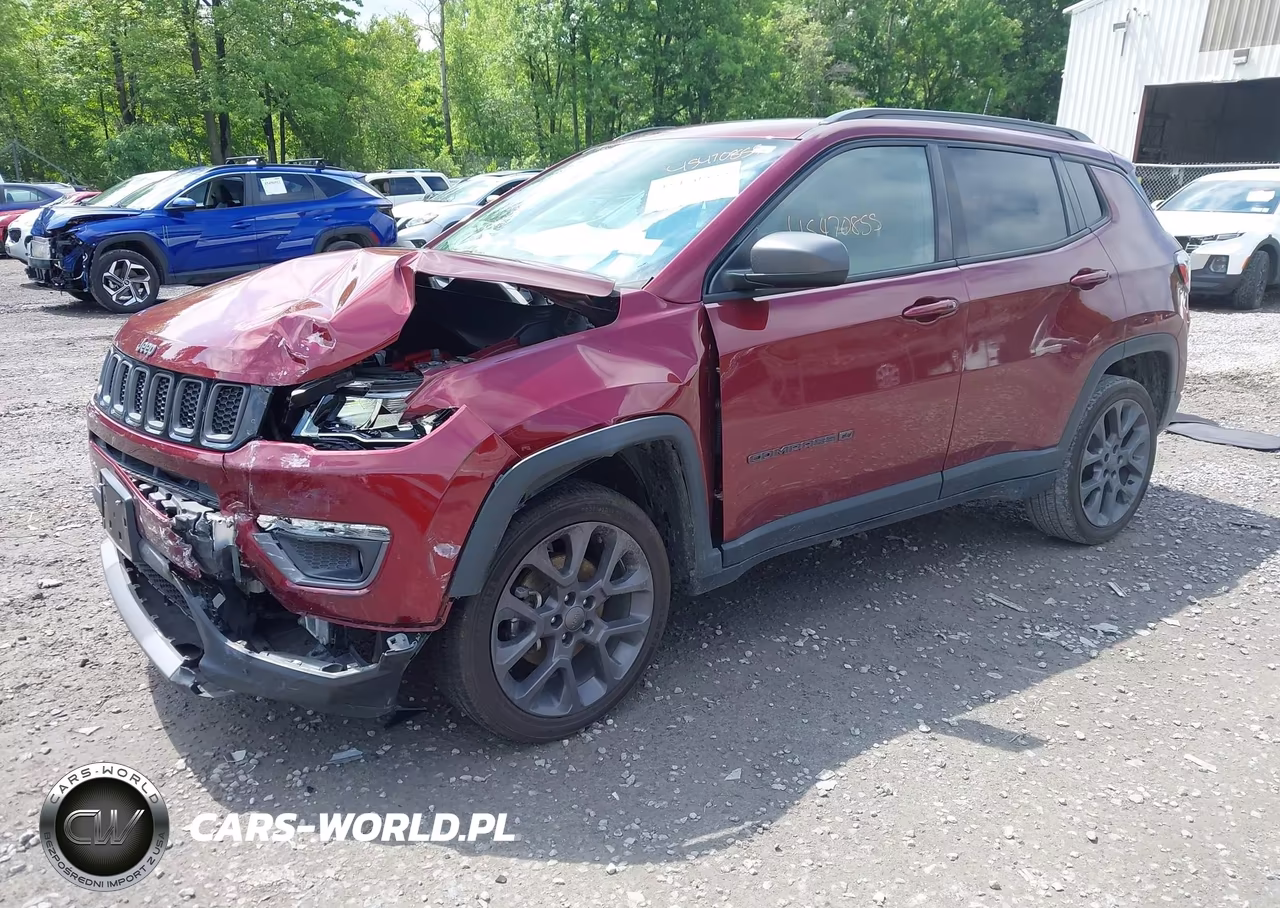 2021 Jeep Compass 80Th Anniversary 4X4 VIN:3C4NJDEB5MT575871 - 2