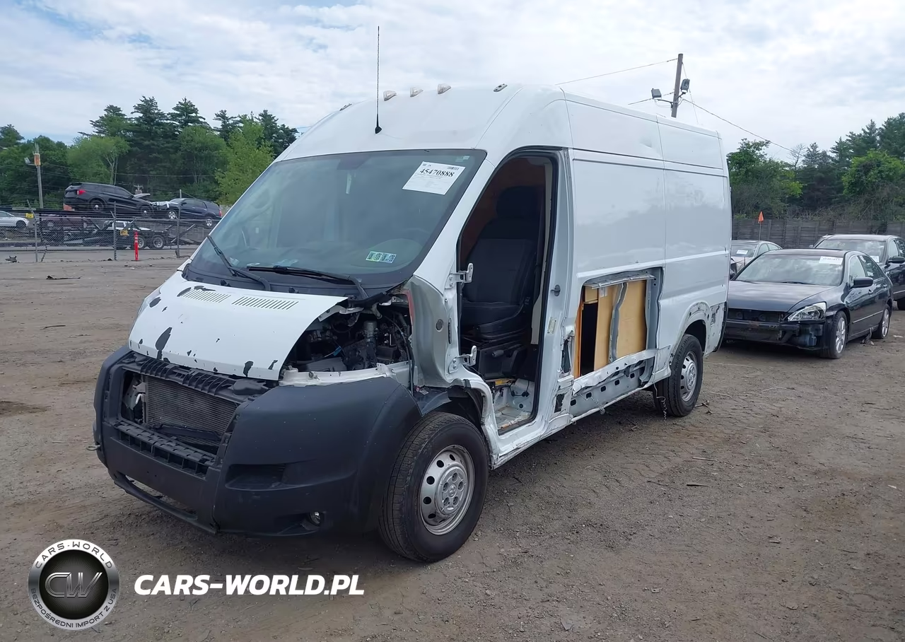 2021 Ram Promaster 2500 High Roof 136 Wb VIN:3C6LRVCG4ME585596 - 2