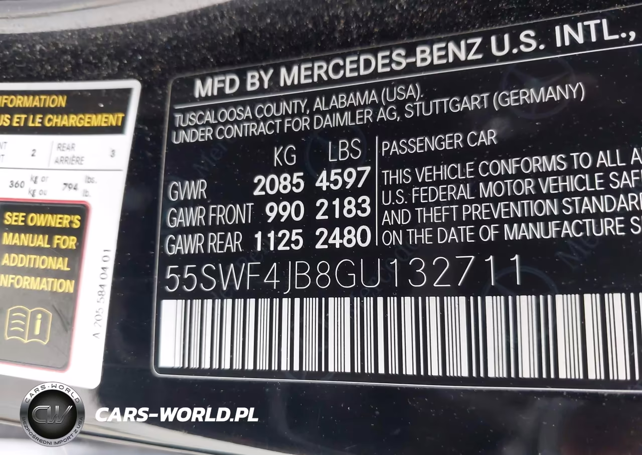 2016 Mercedes-Benz C 300 VIN:55SWF4JB8GU132711 - 9