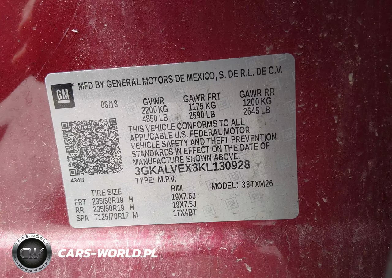 2019 GMC Terrain Slt VIN:3GKALVEX3KL130928 - 9