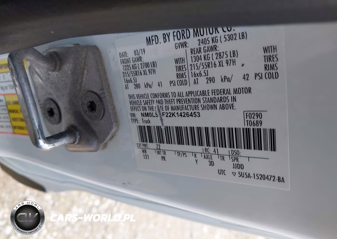 2019 Ford Transit Connect Xlt VIN:NM0LS7F22K1426453 - 9