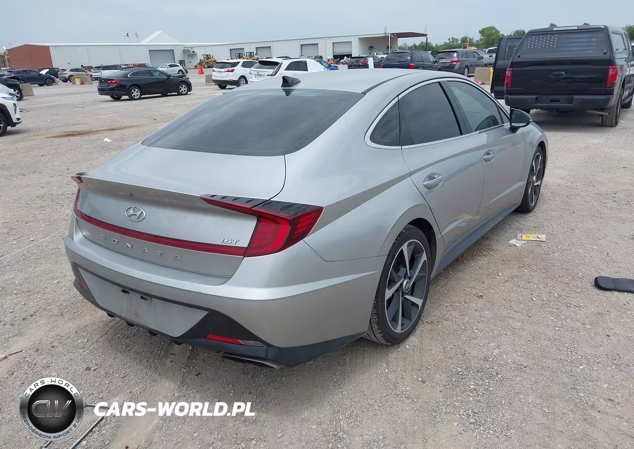 2021 Hyundai Sonata Sel Plus VIN:5NPEJ4J24MH067218 - 4