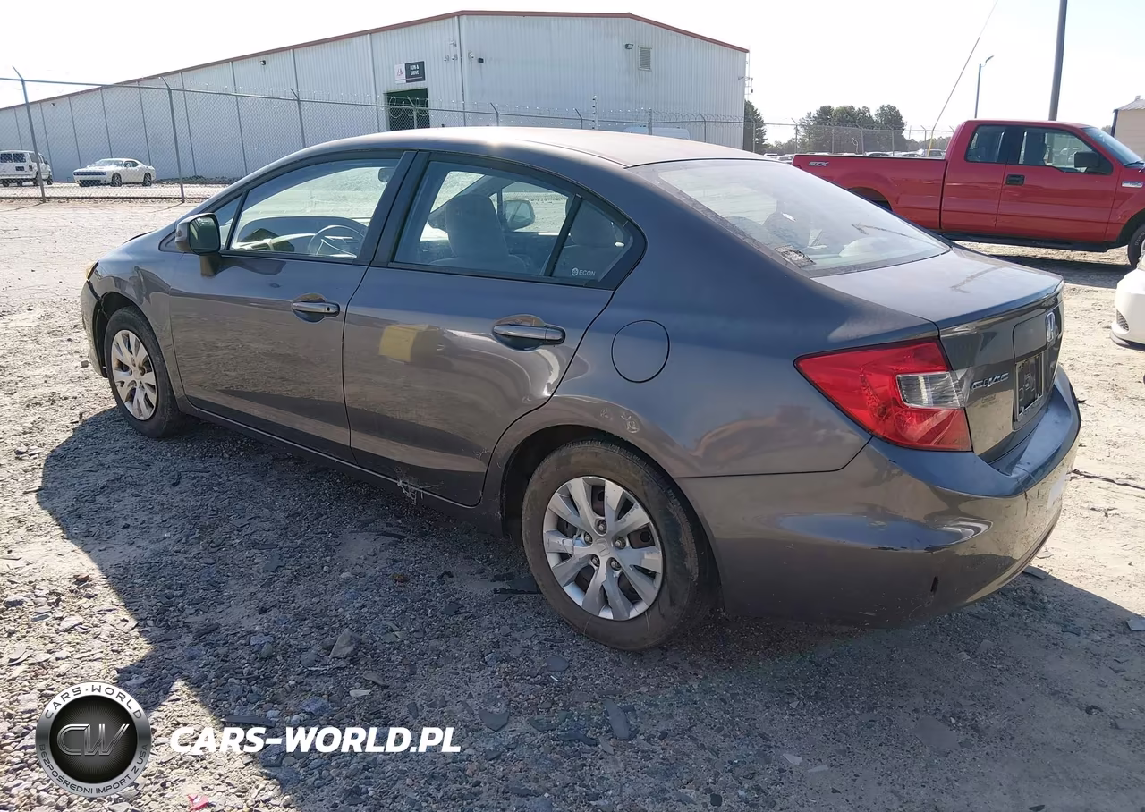 2012 Honda Civic Lx VIN:19XFB2F57CE103351 - 3