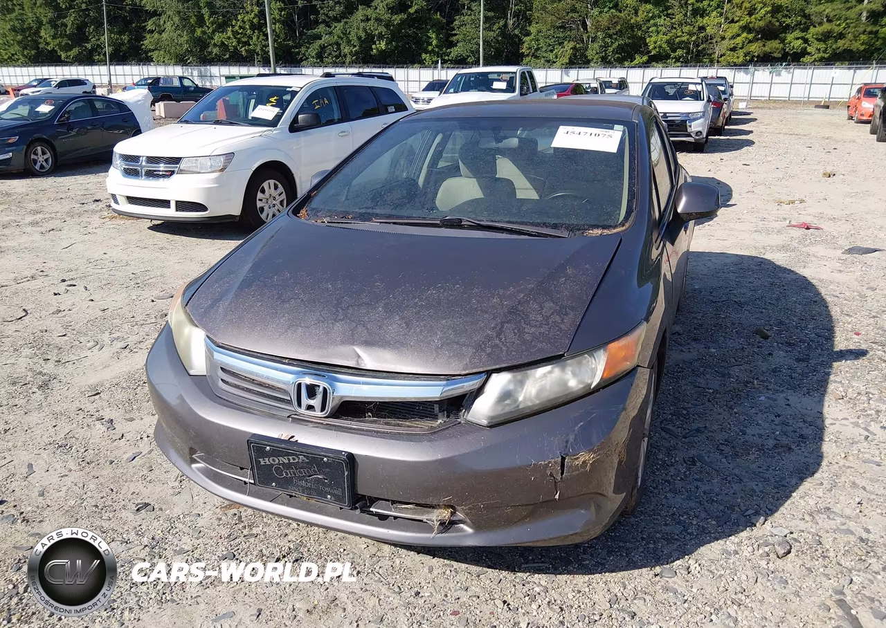 2012 Honda Civic Lx VIN:19XFB2F57CE103351 - 6