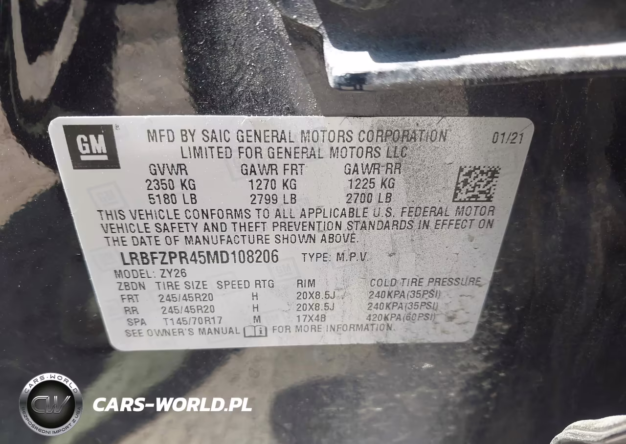 2021 Buick Envision Awd Essence VIN:LRBFZPR45MD108206 - 9