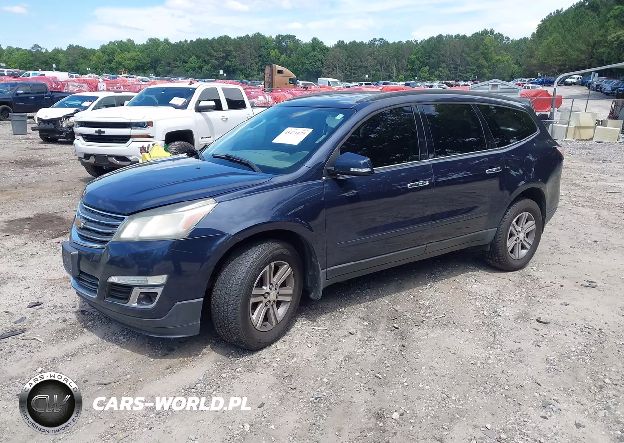 2015 Chevrolet Traverse Lt VIN:1GNKVGKD9FJ301007 - 2