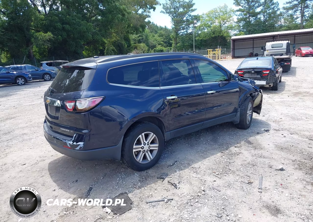 2015 Chevrolet Traverse Lt VIN:1GNKVGKD9FJ301007 - 4