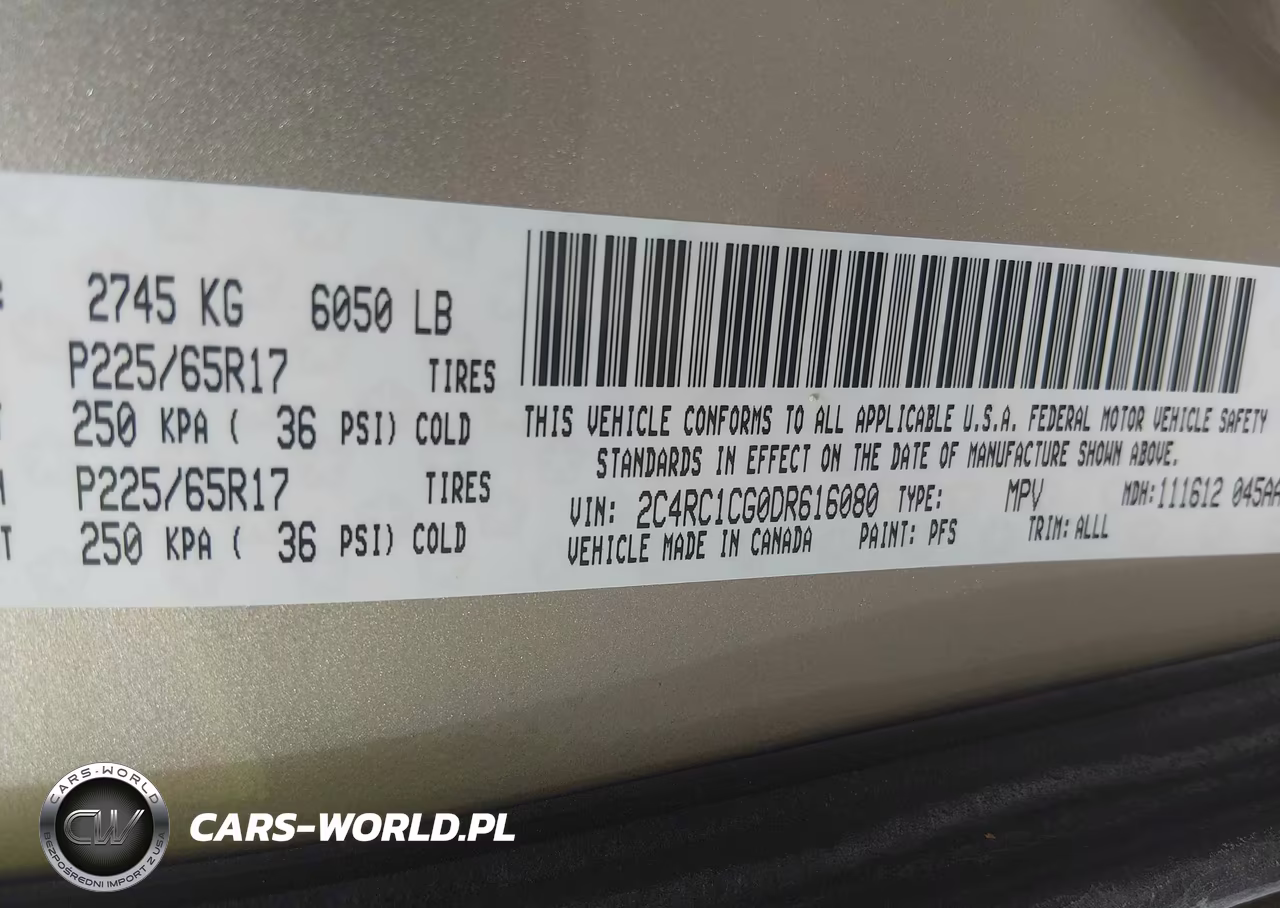 2013 Chrysler Town & Country Touring-L VIN:2C4RC1CG0DR616080 - 9