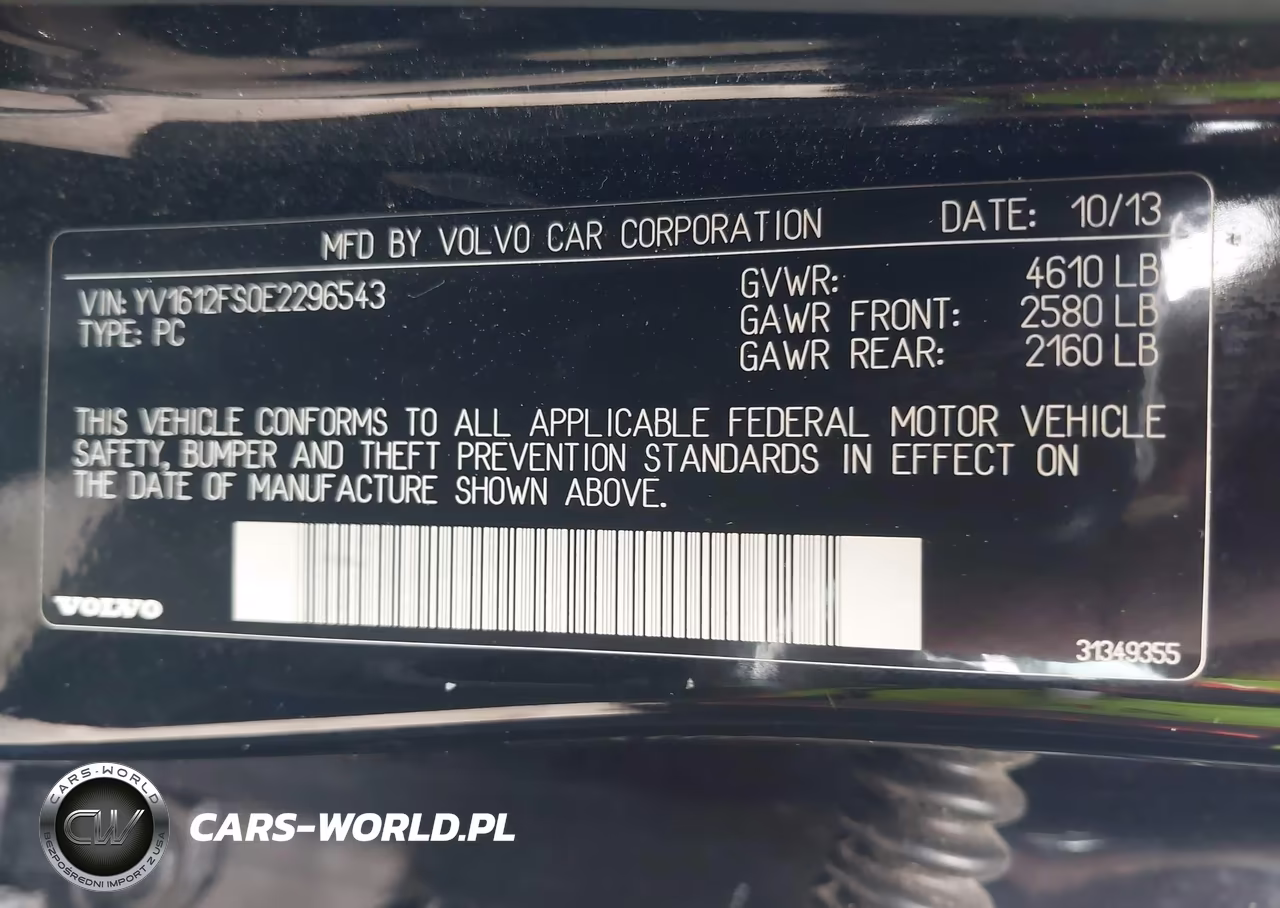 2014 Volvo S60 T5 VIN:YV1612FS0E2296543 - 9