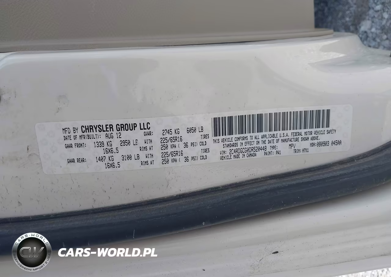 2013 Dodge Grand Caravan Sxt VIN:2C4RDGCG0DR520448 - 9