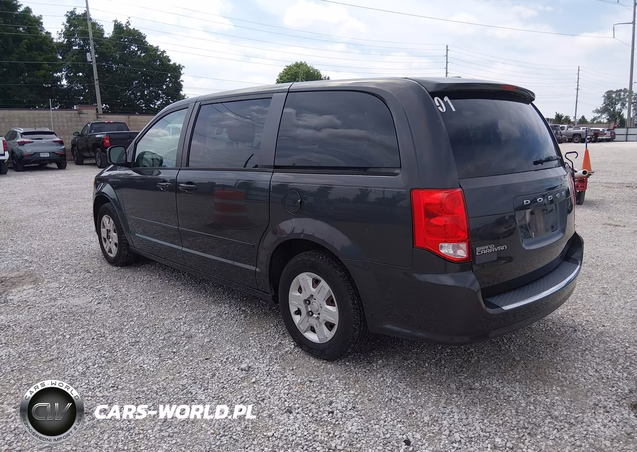 2012 Dodge Grand Caravan Se-Avp VIN:2C4RDGBG3CR104975 - 3