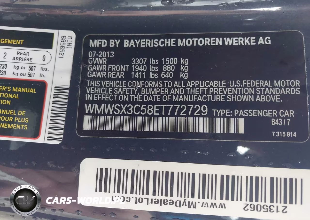 2014 Mini Coupe Cooper S VIN:WMWSX3C58ET772729 - 9