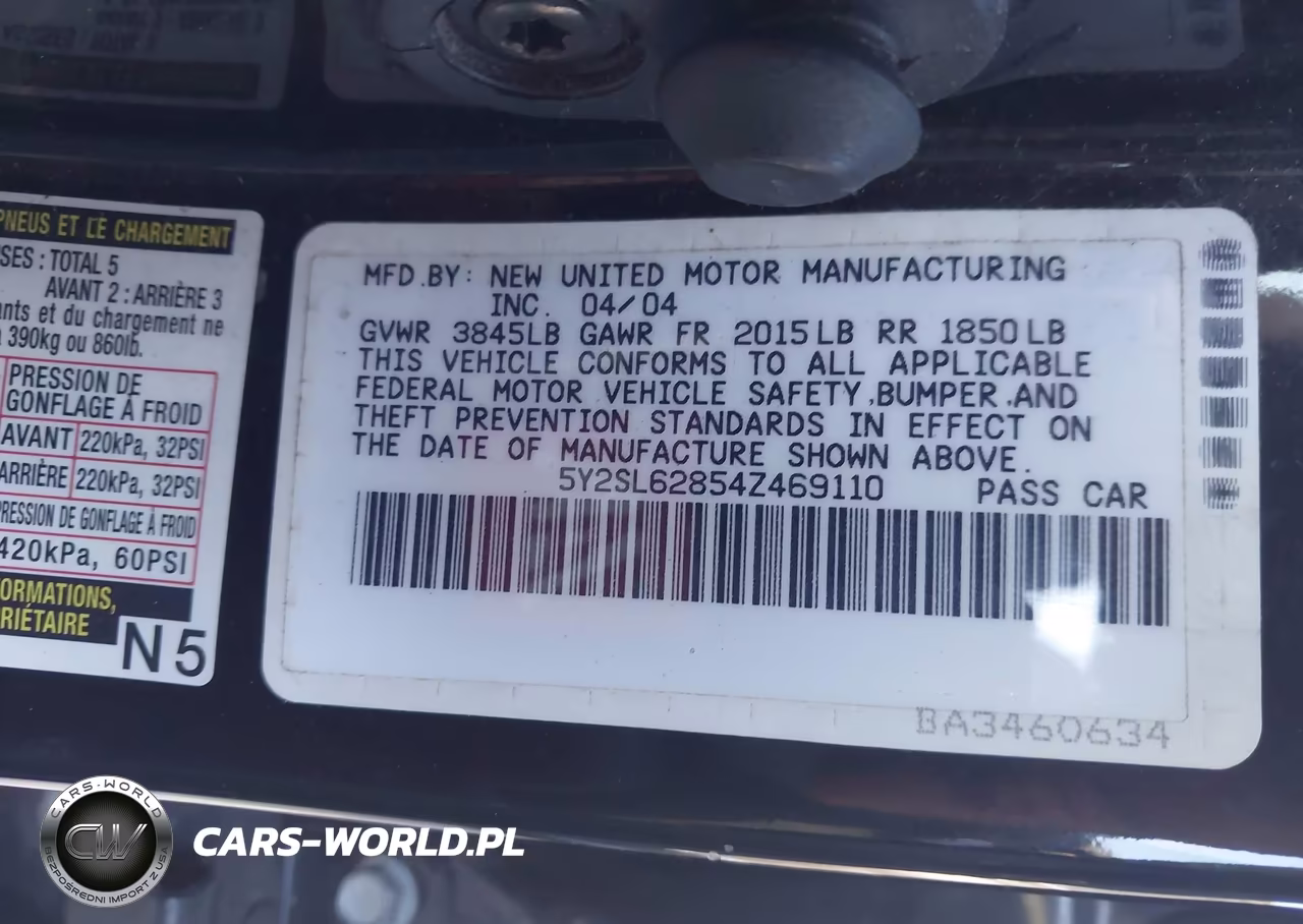 2004 Pontiac Vibe VIN:5Y2SL62854Z469110 - 9