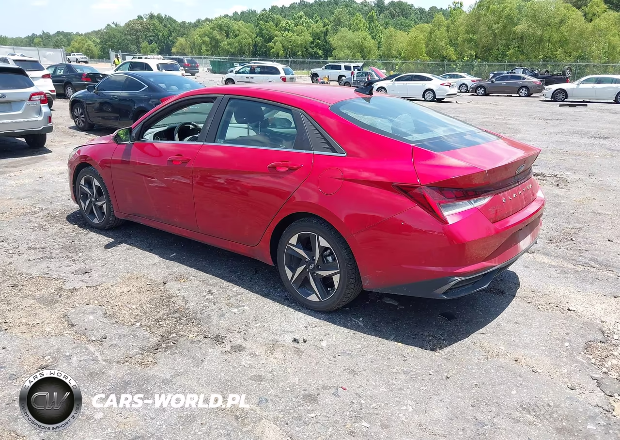 2021 Hyundai Elantra Sel VIN:5NPLN4AG7MH039467 - 3