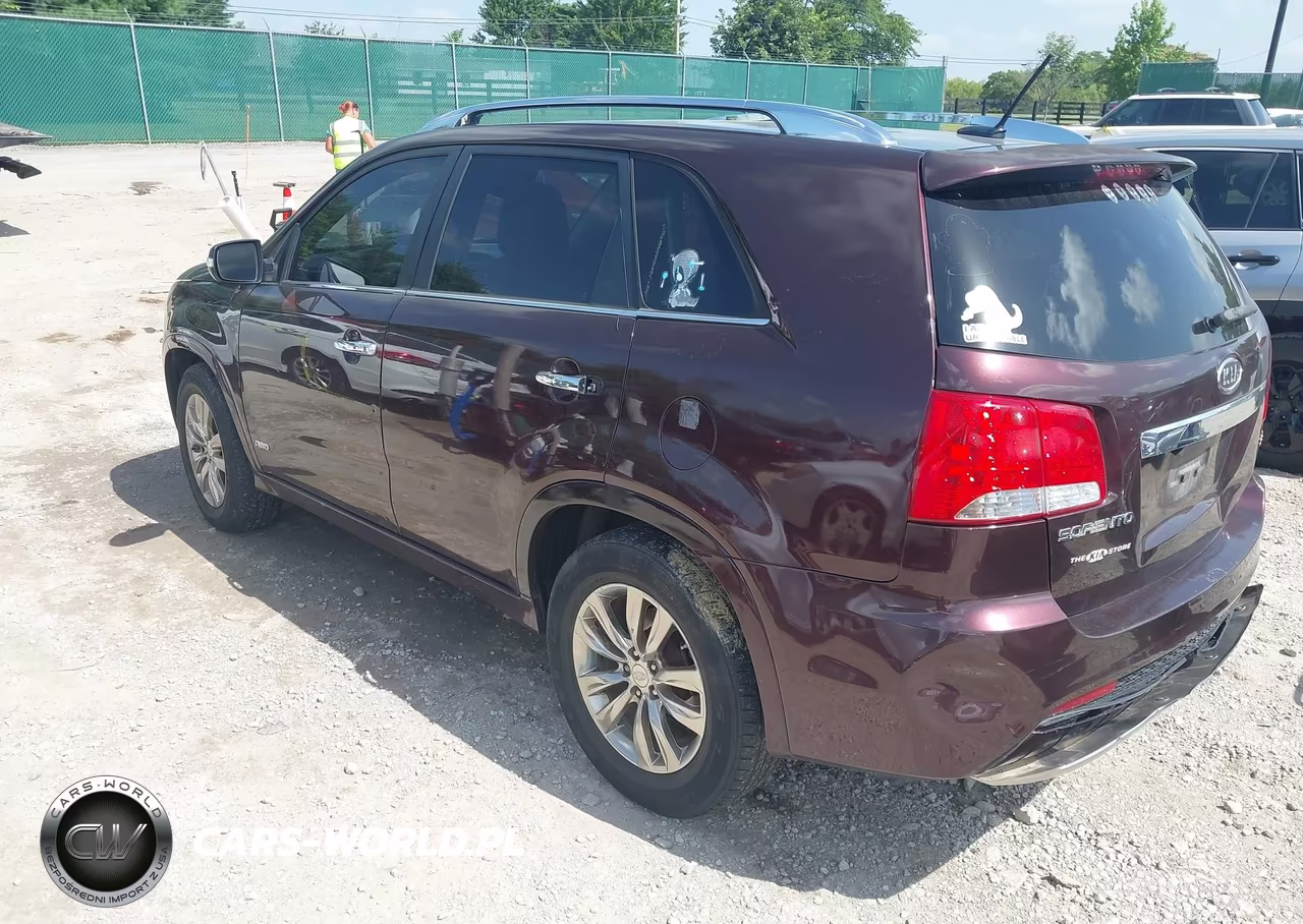 2011 Kia Sorento Sx V6 VIN:5XYKWDA22BG136173 - 3