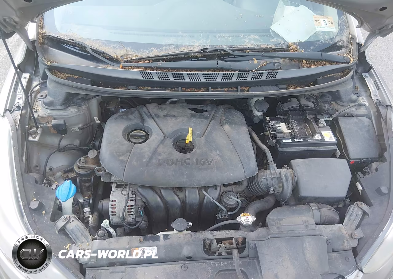 2014 Hyundai Elantra Se VIN:5NPDH4AE7EH477658 - 10