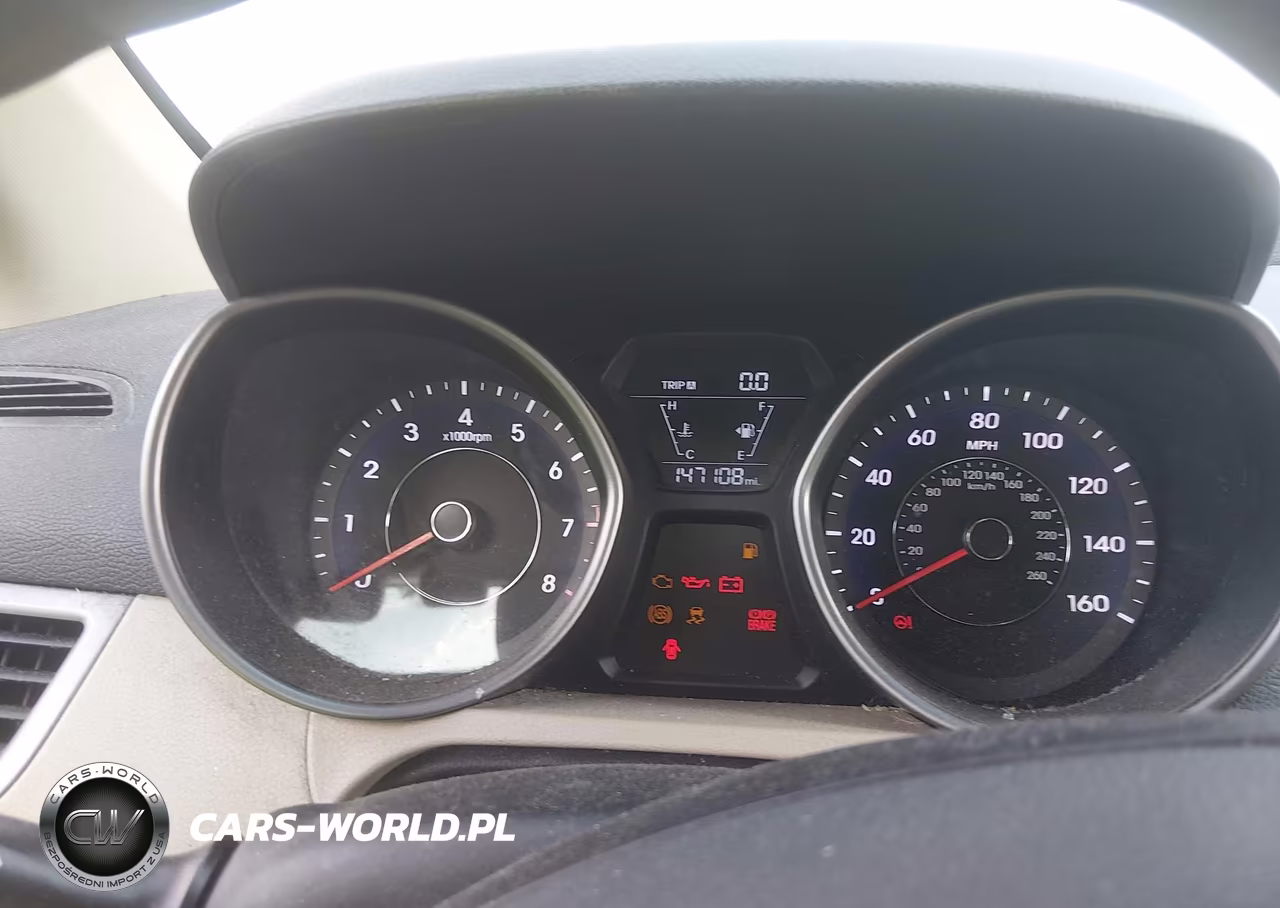 2014 Hyundai Elantra Se VIN:5NPDH4AE7EH477658 - 7
