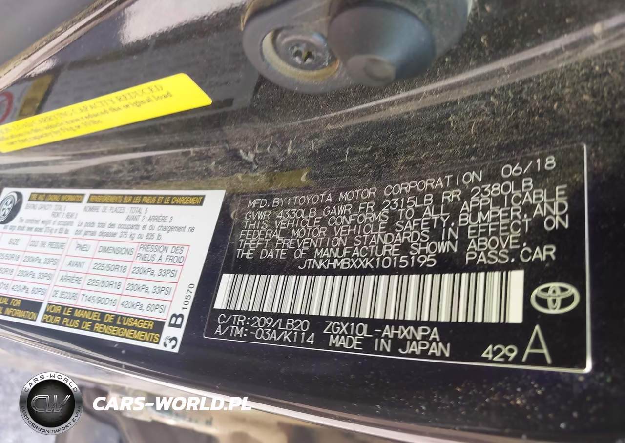 2019 Toyota C-Hr Limited VIN:JTNKHMBXXK1015195 - 9