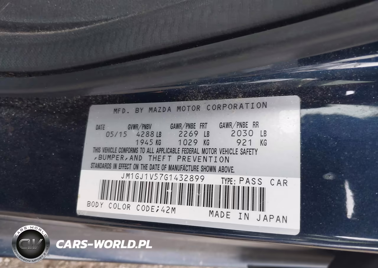 2016 Mazda Mazda6 I Touring VIN:JM1GJ1V57G1432899 - 9