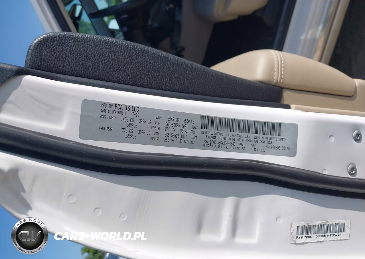 2018 Dodge Durango Citadel Awd VIN:1C4RDJEG4JC434543 - 9