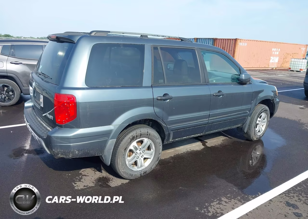 2005 Honda Pilot Ex-L VIN:5FNYF18675B016463 - 4
