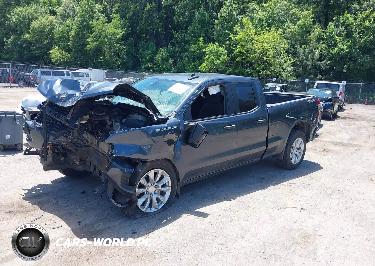 2022 Chevrolet Silverado 1500 Ltd 4Wd Standard Bed Custom VIN:1GCRYBEK8NZ203470 - 2