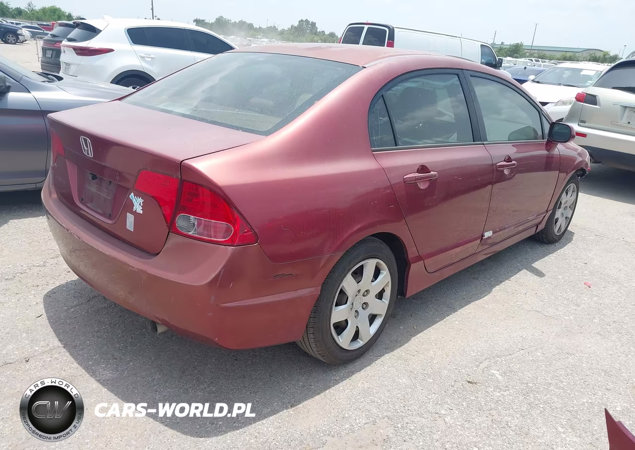 2007 Honda Civic Lx VIN:1HGFA16527L015383 - 4