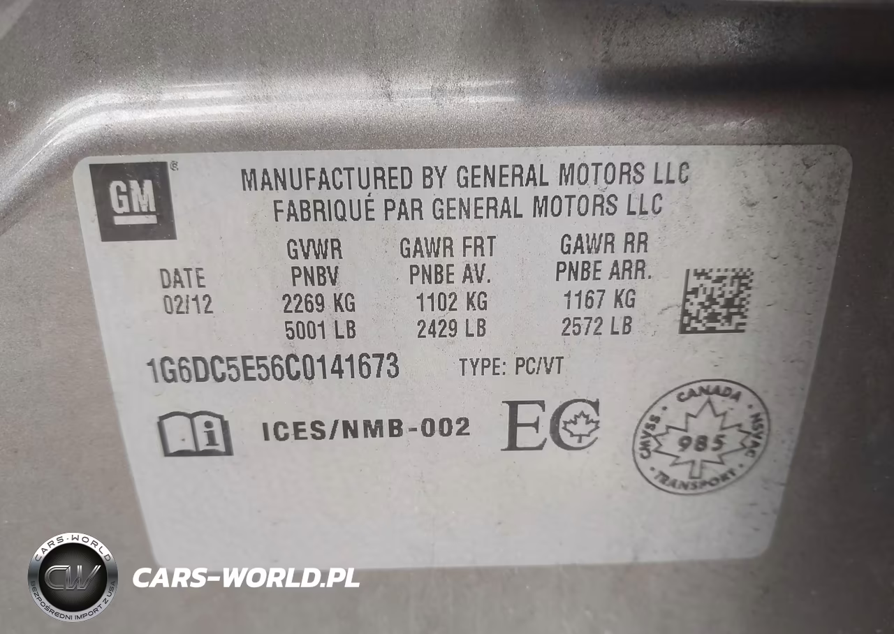 2012 Cadillac Cts Standard VIN:1G6DC5E56C0141673 - 9