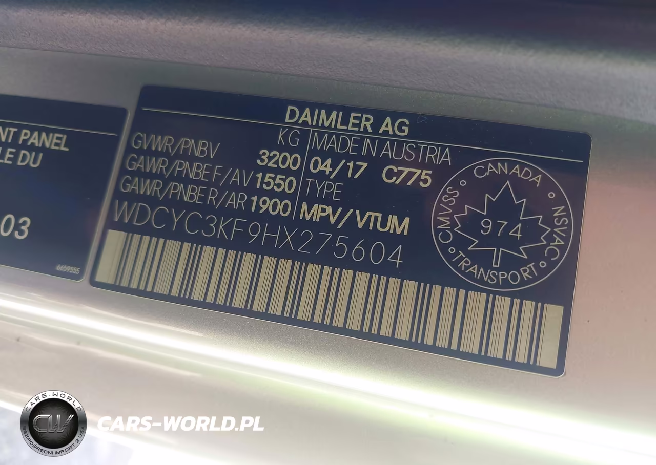 2017 Mercedes-Benz G 550 4Matic VIN:WDCYC3KF9HX275604 - 9