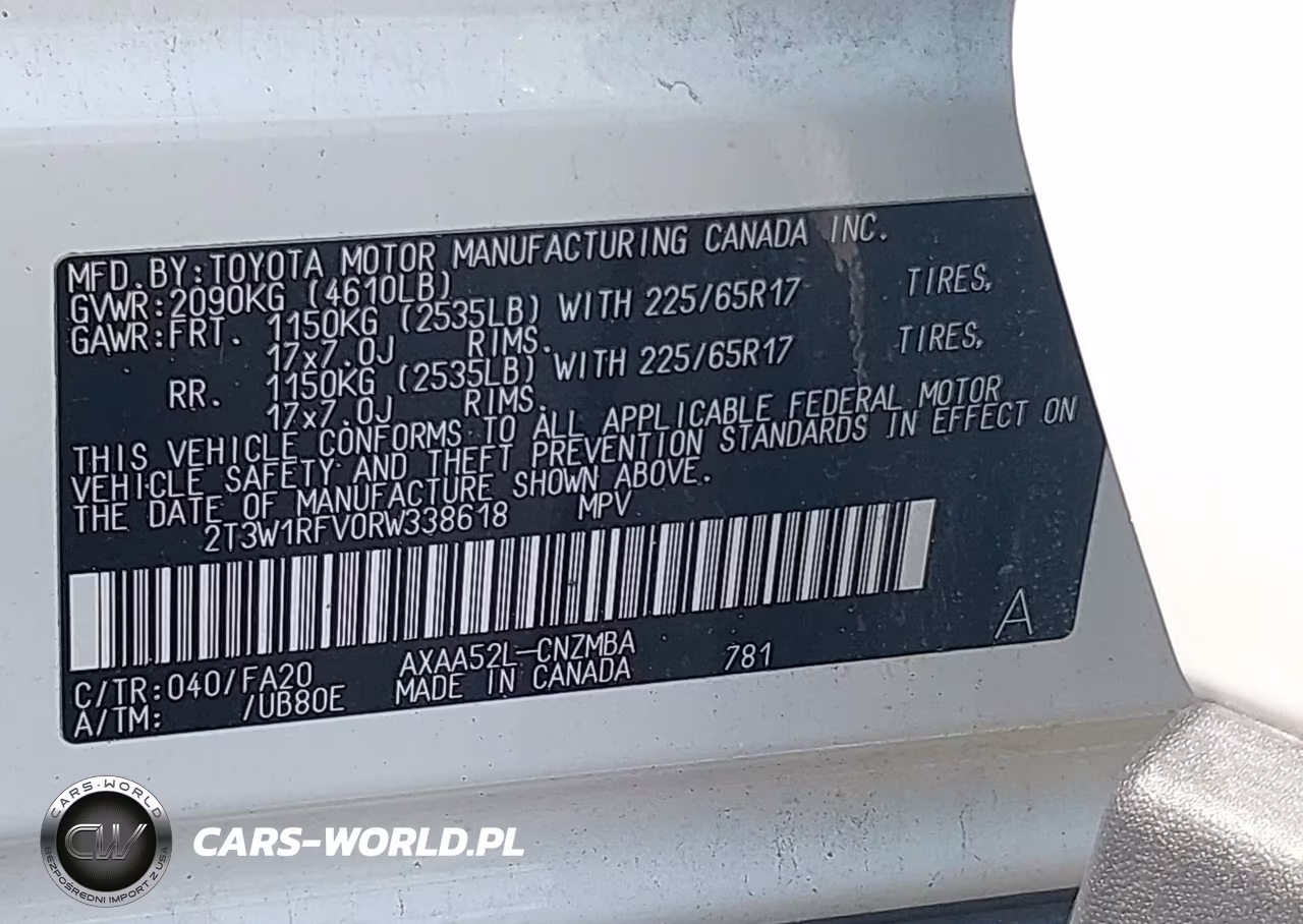 2024 Toyota Rav4 Xle VIN:2T3W1RFV0RW338618 - 9
