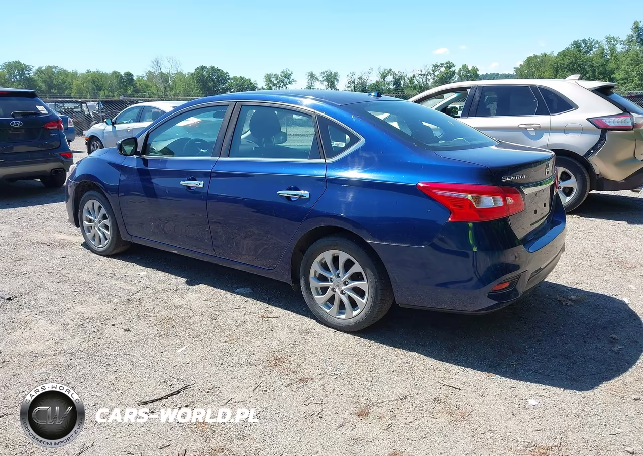 2018 Nissan Sentra Sv VIN:3N1AB7AP2JL627082 - 3