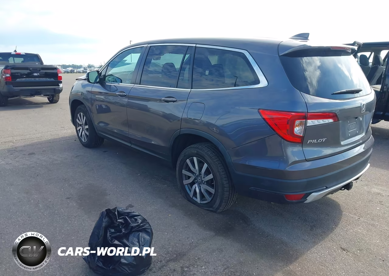 2020 Honda Pilot Awd Ex-L VIN:5FNYF6H54LB052032 - 3
