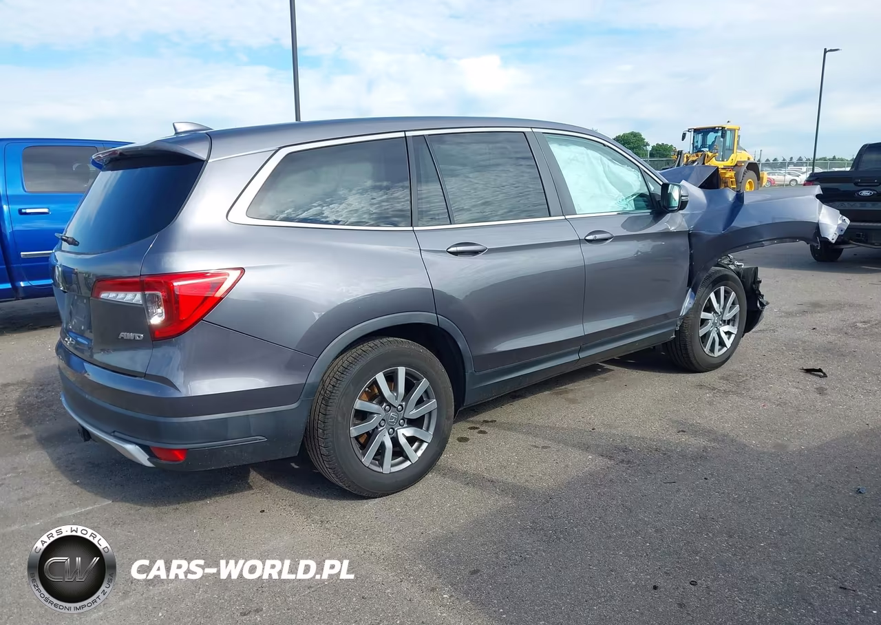 2020 Honda Pilot Awd Ex-L VIN:5FNYF6H54LB052032 - 4