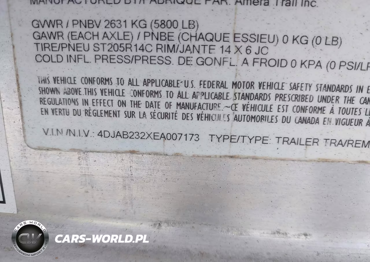 2014 Pathfinder 2300 VIN:MVIPV003F314 - 15