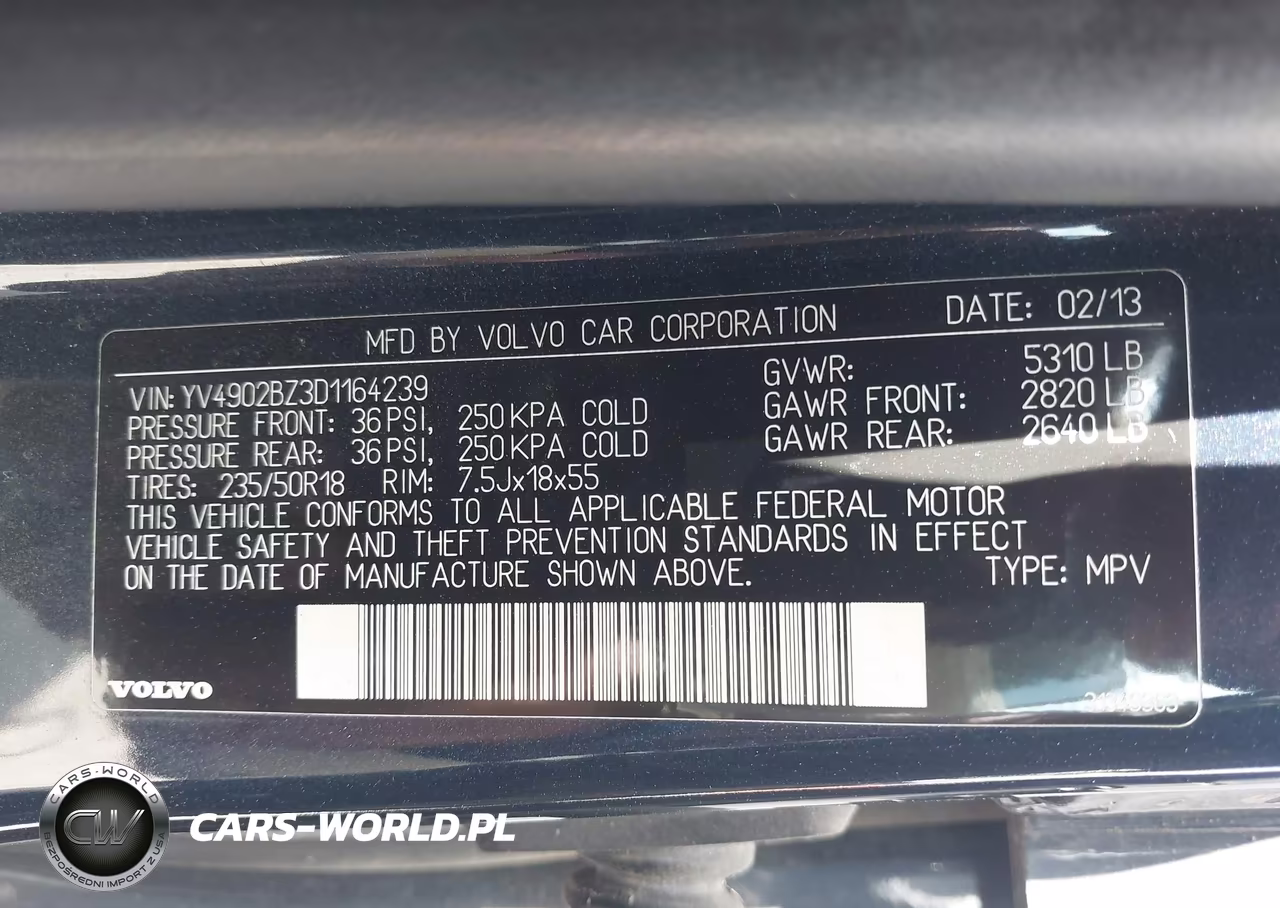 2013 Volvo Xc70 T6 Platinum VIN:YV4902BZ3D1164239 - 9