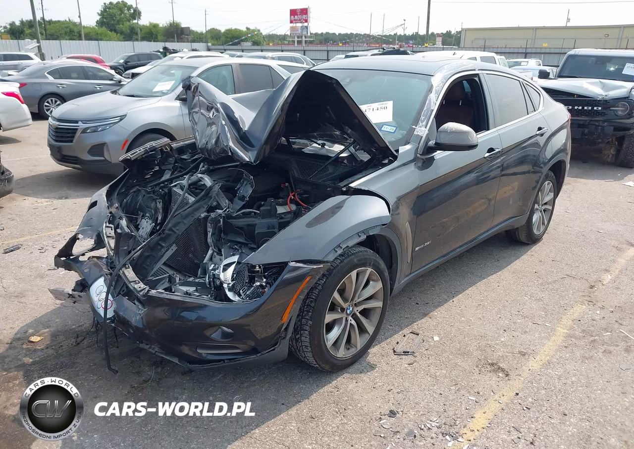 2017 BMW X6 Sdrive35I VIN:5UXKU0C36H0G68904 - 2