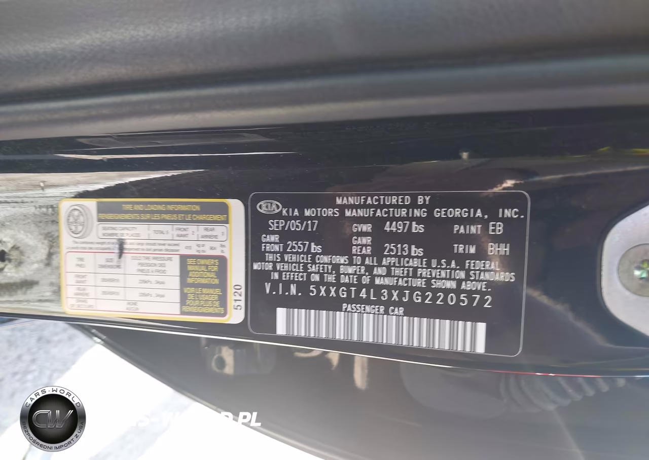 2018 Kia Optima Lx VIN:5XXGT4L3XJG220572 - 9