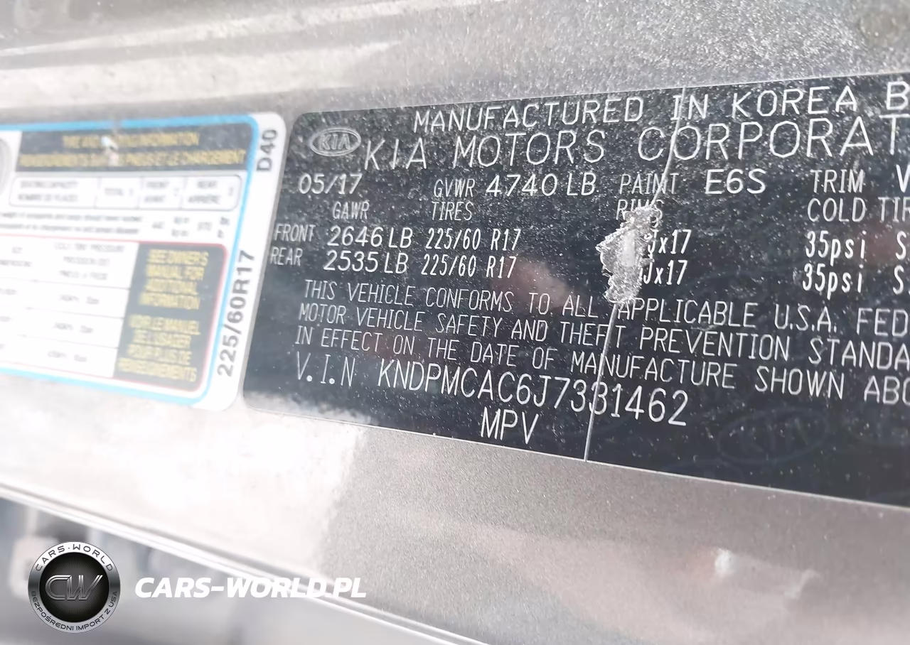 2018 Kia Sportage Lx VIN:KNDPMCAC6J7331462 - 9