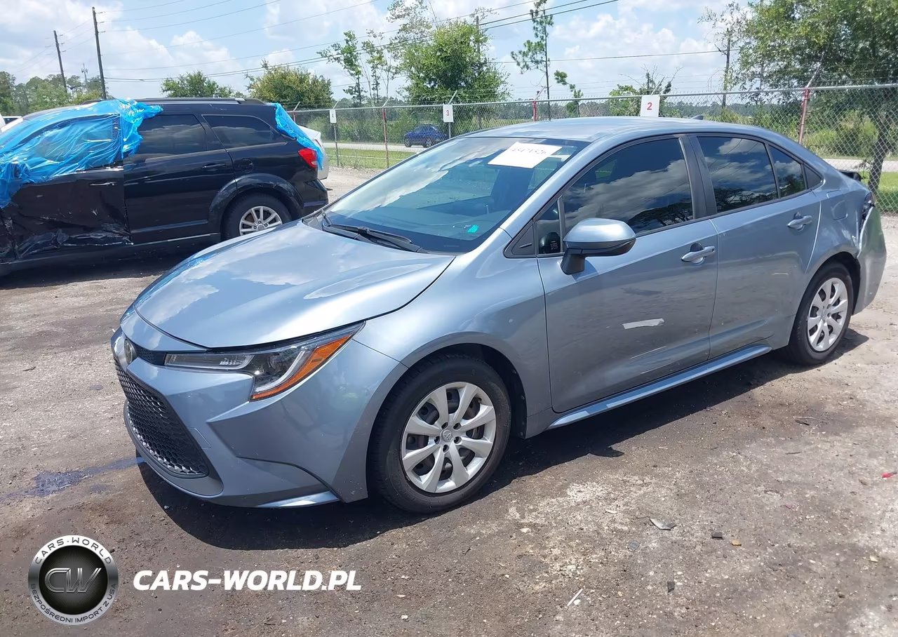 2021 Toyota Corolla Le VIN:JTDEPMAEXMJ186651 - 2
