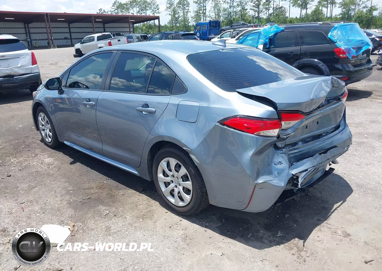 2021 Toyota Corolla Le VIN:JTDEPMAEXMJ186651 - 3