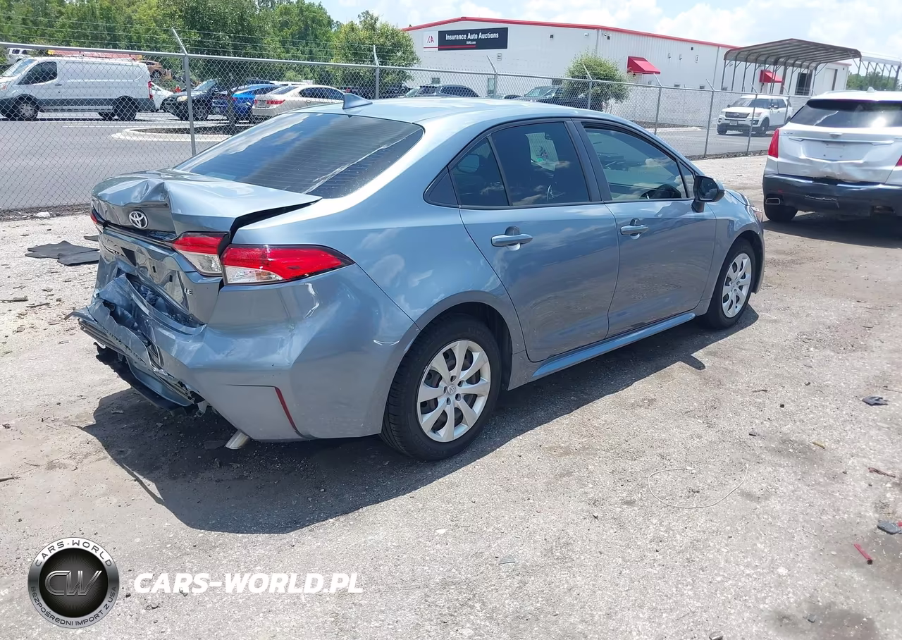 2021 Toyota Corolla Le VIN:JTDEPMAEXMJ186651 - 4