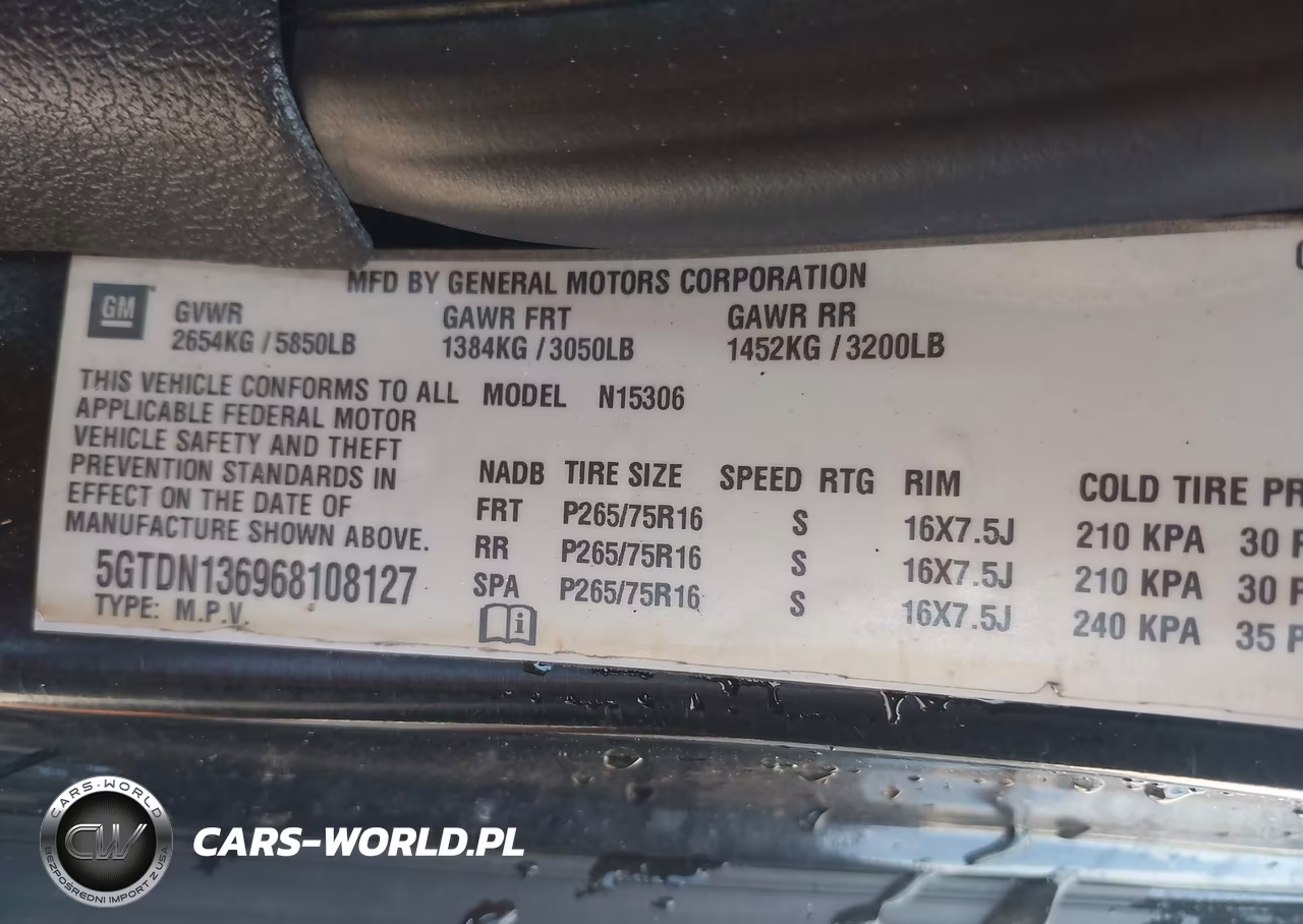 2006 Hummer H3 Suv VIN:5GTDN136968108127 - 9