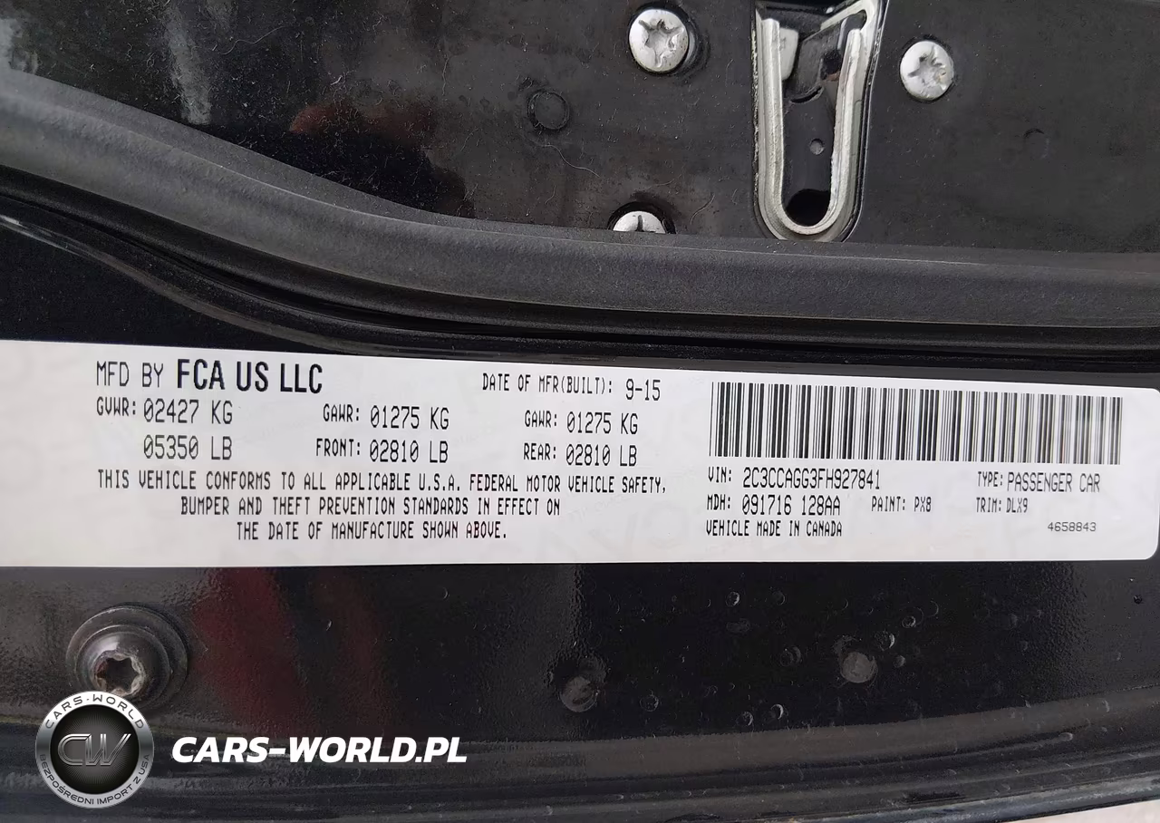 2015 Chrysler 300 300S VIN:2C3CCAGG3FH927841 - 9