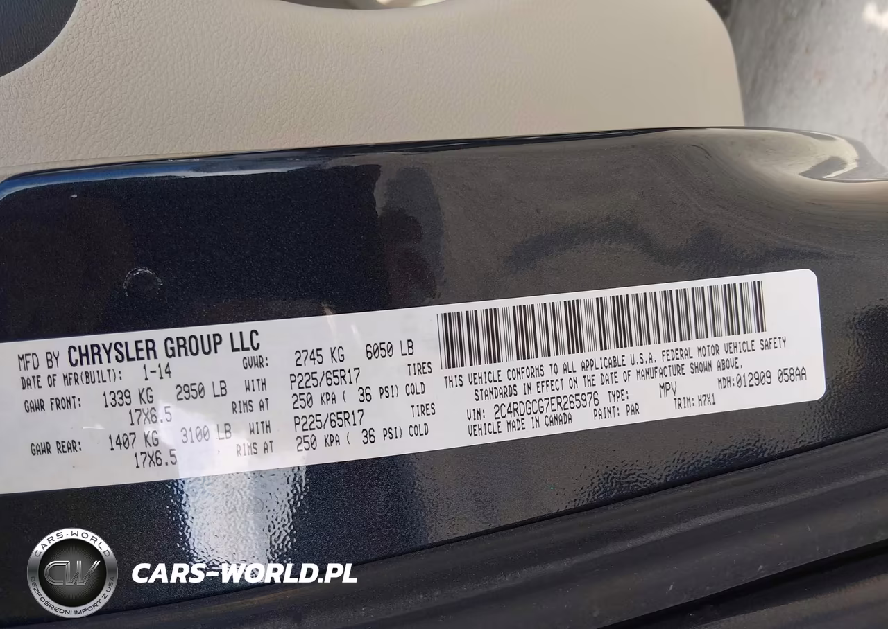 2014 Dodge Grand Caravan Sxt VIN:2C4RDGCG7ER265976 - 9