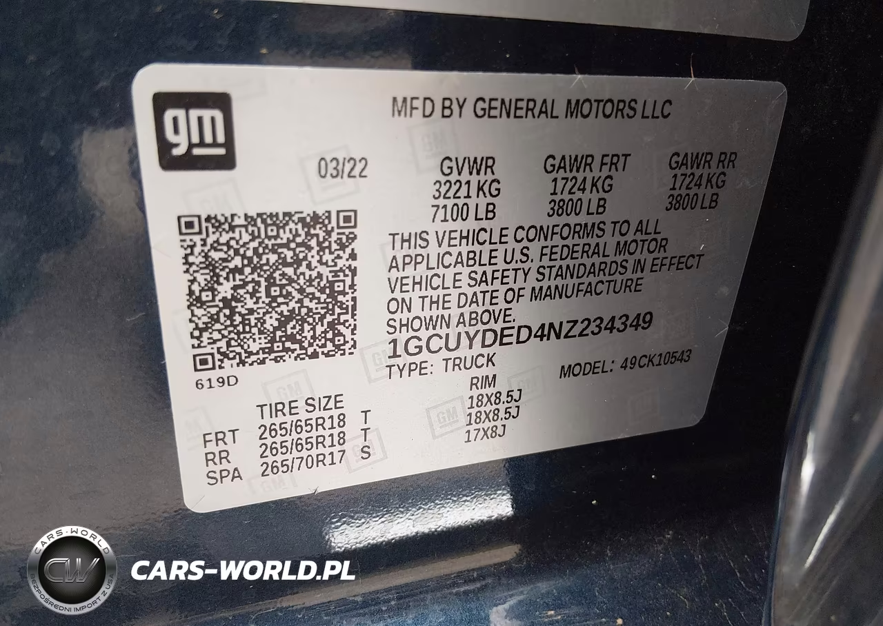 2022 Chevrolet Silverado 1500 Ltd 4Wd Short Bed Lt VIN:1GCUYDED4NZ234349 - 9
