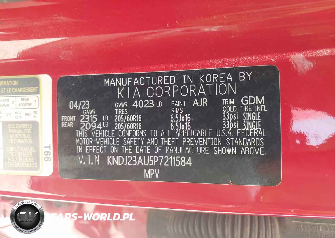 2023 Kia Soul Lx VIN:KNDJ23AU5P7211584 - 9